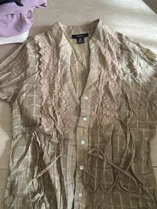 Boho Lace Trim Tunic Top