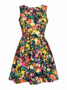 Zara Silhouette Floral Dress