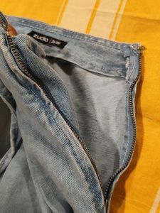 Light Wash Denim Skirt