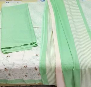 3piece Beautiful Pastel suit Set unstitched