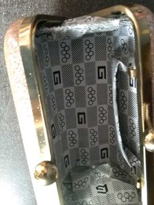 Sparkling Rose Gold Clutch Bag