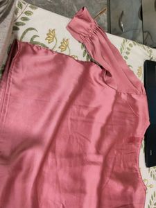 Elegant Pink Button-Up Blouse