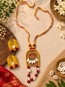 Handcrafted Ethnic Necklace and Earring Set