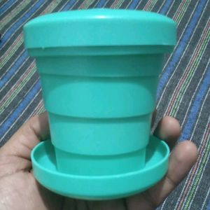 🆕 Foldable Plastic Travel Glasses with Dust-Proof Covers for Camping | Hiking | Office| Home | Expandable Cups, Multicolor