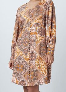 Multi colour print dress-size S