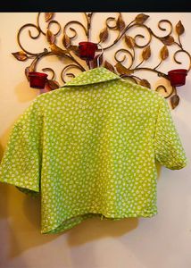 Beautiful Zudio Lime Green Shirt