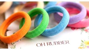 🌈 Soft Pastel Hair Rubber Bands Set – Cute &amp; Stre