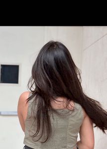 worn just once Sleeveless Textured Crop Top