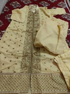 Elegant Yellow Kurta Set with Dupatta