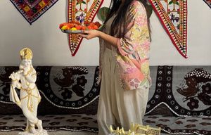 Boho Printed Kurta with Palazzos