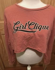 H&amp;M Girl Clique Oversized Cropped Top