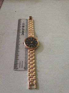 Elegant Rose Gold &amp; Green Watch