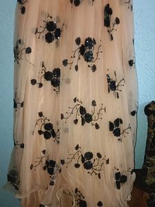 Girls' Party Dress - Floral Design