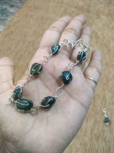 Elegant Stone Necklace Bracelet &amp; Earring Set