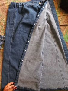 Denim Maxi Skirt