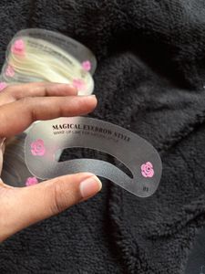 Vintage Magical Eyebrow Style Stencils