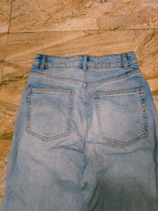Light Wash Wide Leg Jeans