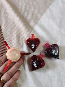Cute Heart-Shaped Lip Gloss Set