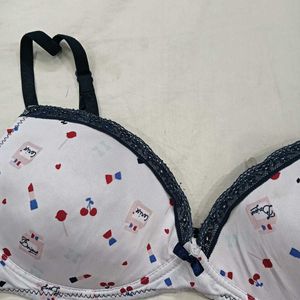 Cute Cherry 🥰&amp; Lipstick Print Bra