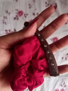 Hair Scrunchie, mini mist &amp; Nail Polish Set