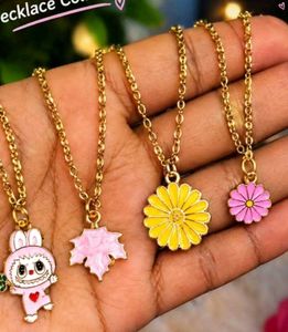 Cute Charm Necklace Set