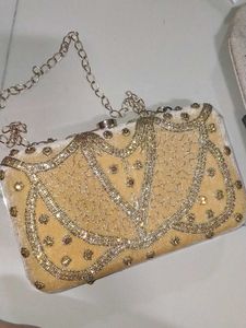 Elegant Embroidered Clutch Bag