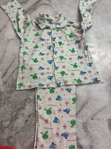 Cute Printed Pajama Set
