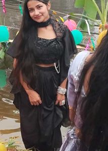 Elegant Black Lehenga Choli Set