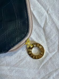Estee lauder small Black Croc pouch