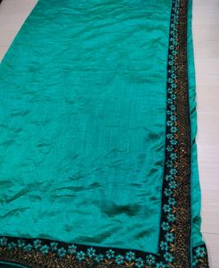 Sea Green Saree