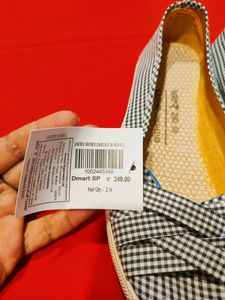 Cute Checked Pattern Casual Shoes For Women