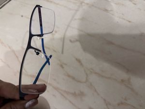 Stylish Blue Rim Eyeglasses with Case