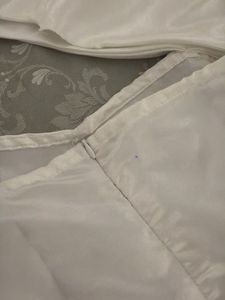 Elegant White satin party dress