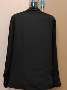 SDS Embellished Black Shirt