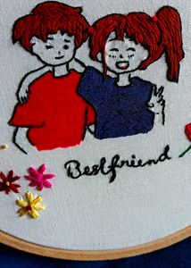 Best Friends Embroidery