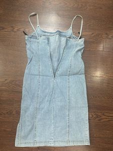 Light Wash Denim Mini Dress