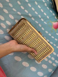 Elegant Gold Clutch
