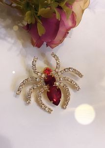 Sparkling Spider Brooch