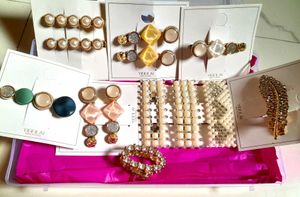Fashionable Hair Clip & Earring Set