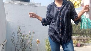 Striped Button-Up Shirt