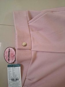Pink Striped Palazzo Pants