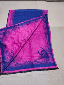 Chanel Blue &amp; Pink Scarf