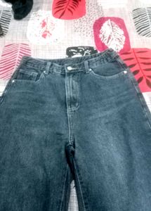 Wide Leg Denim Jeans