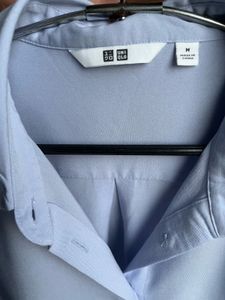 Uniqlo Light Blue Button-Up Shirt
