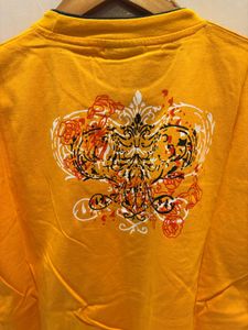 Yellow Graphic Print T-Shirt