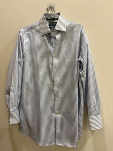 Marks &amp; Spencer  100% Cotton Striped Formal Shirt