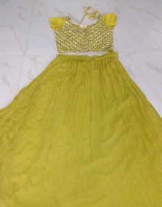 Stunning Yellow Lehenga Choli