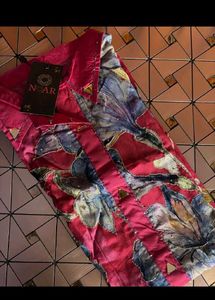Beautiful Floral Print and embroidered shirt