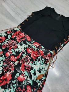 Floral Print Midi Dress