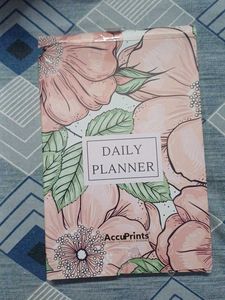 Floral Daily Planner Notebook